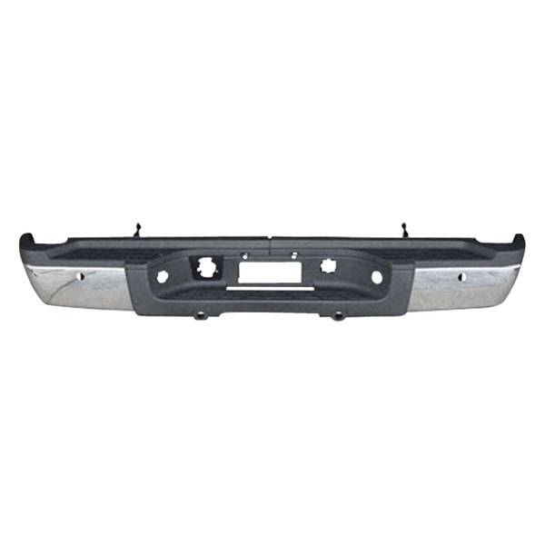 GM TRUCKS & VANS SILVERADO/PU 2500/3500 (CHEVY) STEP BUMPER ASSEMBLY CHR(SINGLE REAR WHEEL) (W/SENSOR)**CAPA** OEM#22792253 2011-2014 PL#GM1103165C