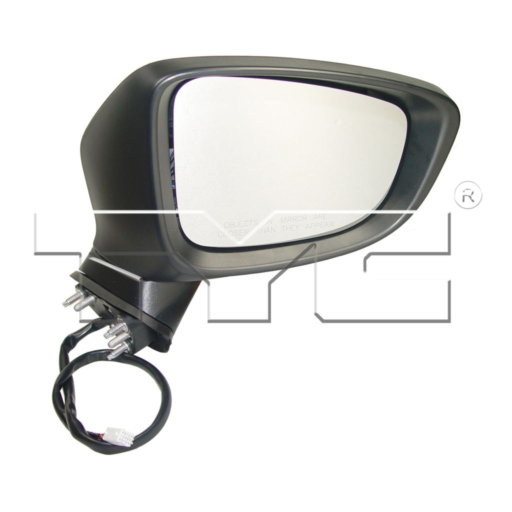 MAZDA MAZDA6 DOOR MIRROR RIGHT (Passenger Side) PWR/N-HTD/SIGNAL (WO/BLIND SPOT DETECT) OEM#GJR969121C-PFM 2014-2016 PL#MA1321177
