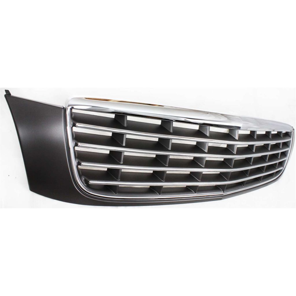 CADILLAC DEVILLE GRILLE CHR/GRAY (BASE W/O RPO-TL4) OEM#89025060 2000-2005 PL#GM1200502