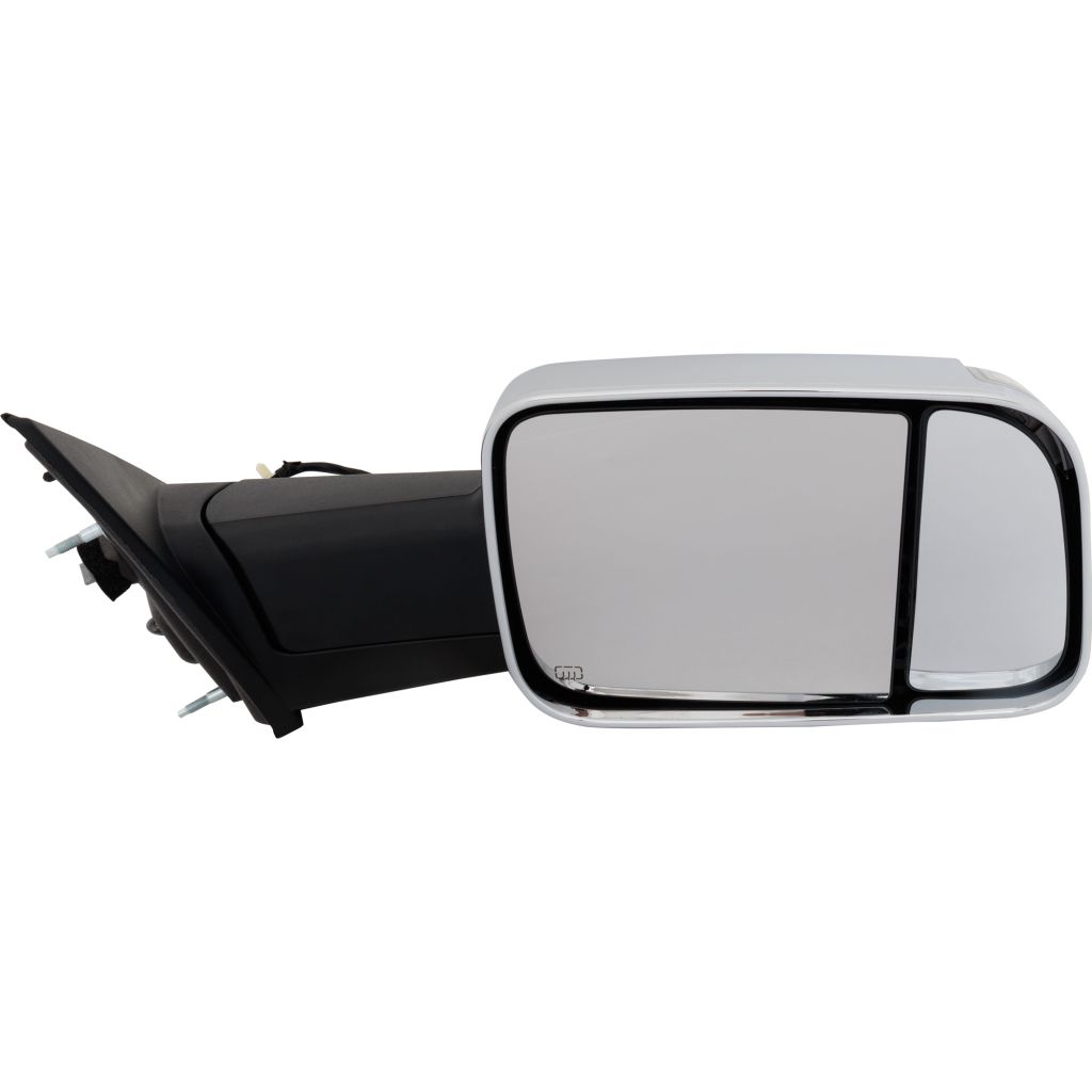 DODGE TRUCKS & VANS DODGE/PU (R1500) DOOR MIRROR RIGHT (Passenger Side) PWR/HTD/SIGNAL/PUDDLE/MEMORY (WO/BSD)(CHROME)(W/TOW PKG) OEM#68276476AE 2019-2022 PL#CH1321460