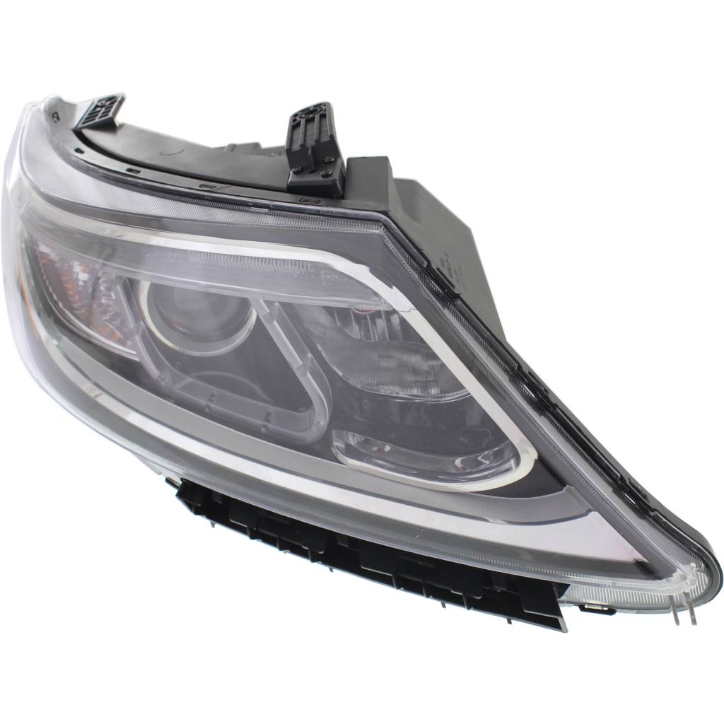 KIA SORENTO HEAD LAMP ASSY RIGHT (Passenger Side) (HALOGEN)(EX/SX)(W/ LED) OEM#921021U600 2014-2015 PL#KI2503165