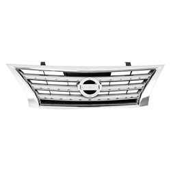 NISSAN SENTRA GRILLE CHROME/SILVER (EXC SR) **CAPA** OEM#623103SH0A 2013-2015 PL#NI1200252C