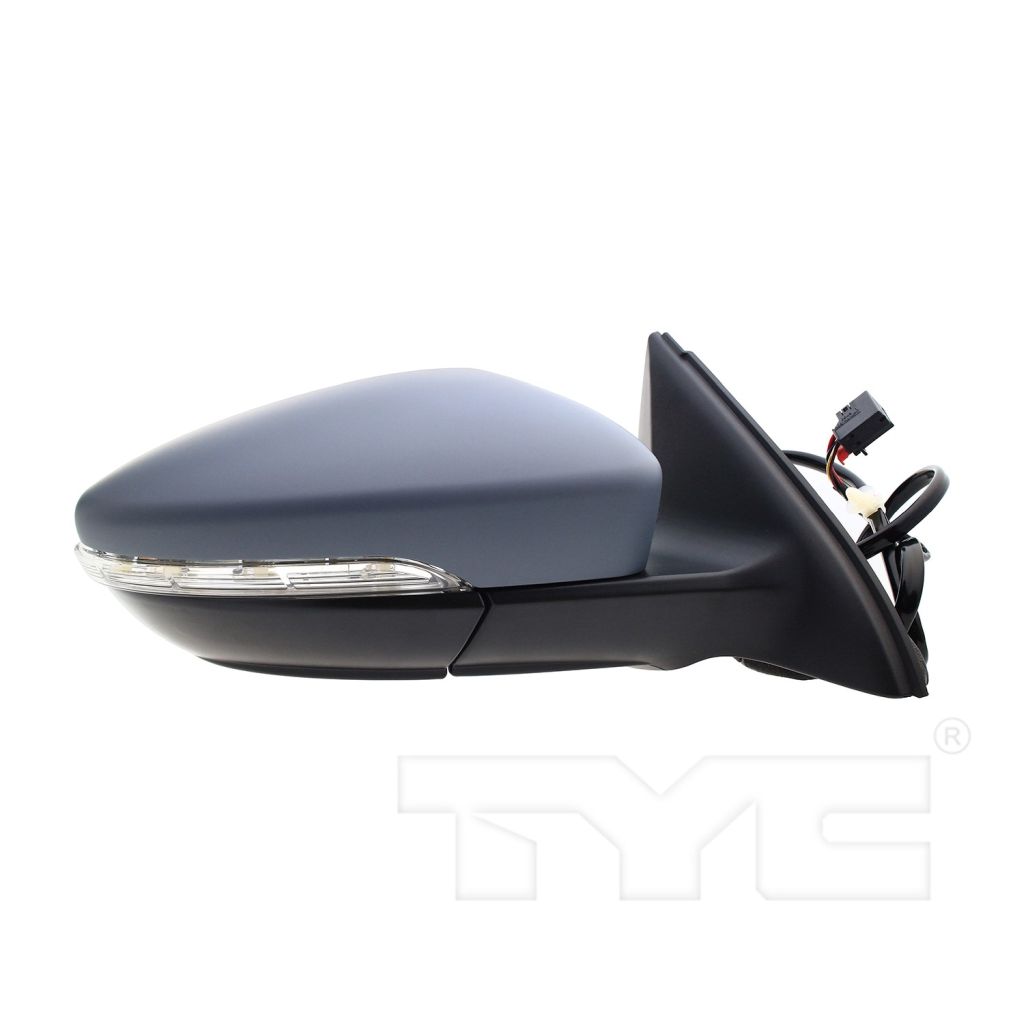 VOLKSWAGEN JETTA HYBRID DOOR MIRROR ASSEMBLY RIGHT (Passenger Side) PWR/HTD/SIGNAL(WO/BLIND) (PTD CVR)(SOCKET 16 holes) OEM#5C7857508AC-PFM 2013-2016 PL#VW1321156