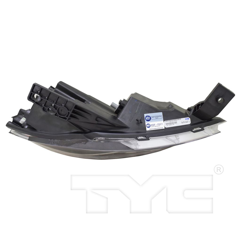 DODGE DART HEAD LAMP ASSEMBLY RIGHT (Passenger Side) (HALOGEN)(CHR BEZEL)**CAPA** OEM#68292802AA 2016 PL#CH2519151C