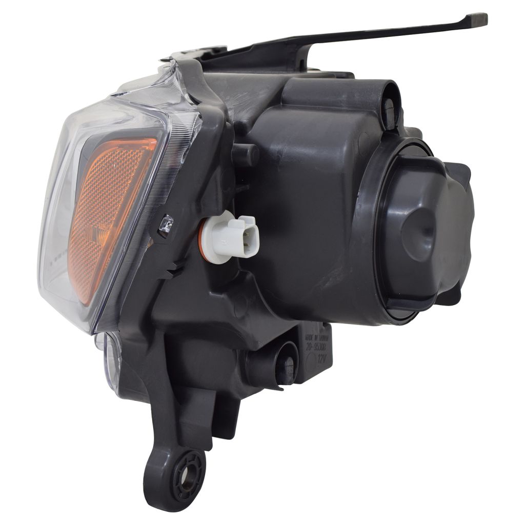 JEEPVEHICLE GRAND CHEROKEE / GRAND CHEROKEE WK HEAD LAMP ASSY LEFT (Driver Side) (HALOGEN)(BLACK)(EXC 75th ED) OEM#68236109AE 2014-2016 PL#CH2502308