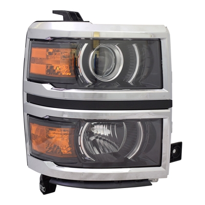 GM TRUCKS & VANS SILVERADO/PU 1500 (19 OLD STYLE) HEAD LAMP ASSY RIGHT (Passenger Side) (W/PROJECTOR) OEM#84036799 2014-2015 PL#GM2503389