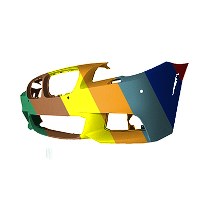 BMW BMW 5 SERIES (SEDAN) FRONT BUMPER COVER PRIMED (W/SENSOR)(W/SIDE CAMERA)( M PKG) OEM#51118048672 2011-2013 PL#BM1000256