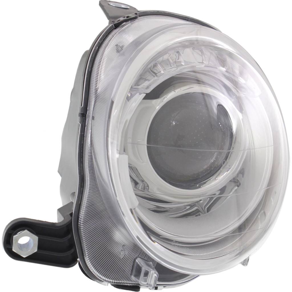 FIAT 500 2DOORS (FIAT) HEAD LAMP ASSEMBLY LEFT (Driver Side) (CHROME BEZEL)(PROJECTOR) **CAPA** OEM#5182429AE 2012-2019 PL#FI2502100C