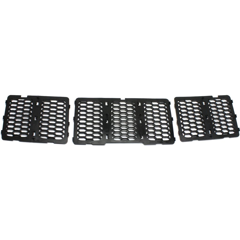 JEEP GRAND CHEROKEE GRILLE INNER MESH BLACK (3pcs) (HONEYCOMB) **CAPA** OEM#68143074AD 2014-2016 PL#CH1200377C