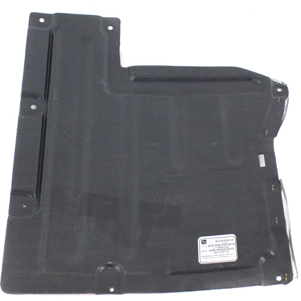 BMW BMW 1 2DOORS/COUPE/CONVERTIBLE FRONT SPLASH SHIELD RWD A/T (REAR ENG UNDER CVR) OEM#51757163562 2008-2013 PL#BM1228122