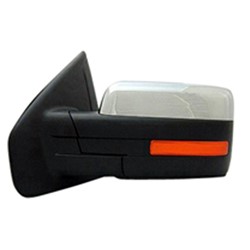 FORD TRUCKS & VANS FORD/PU (F150)(EXC SVT RAPTOR) DOOR MIRROR LEFT (Driver Side) PWR/HTD/SIGNAL/MEMORY(CHR)(W/REFL)(SINGLE ARM)(W/SPOT)(WO/DIM OEM#BL3Z17683GA-PFM 2011-2014 PL#FO1320406