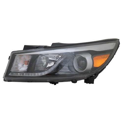 KIA SEDONA MINIVAN HEAD LAMP ASSY LEFT (Driver Side) (HALOGEN)(W/JEWEL LED) SX/SXL/LTD **CAPA** OEM#92101A9130 2015-2018 PL#KI2502182C