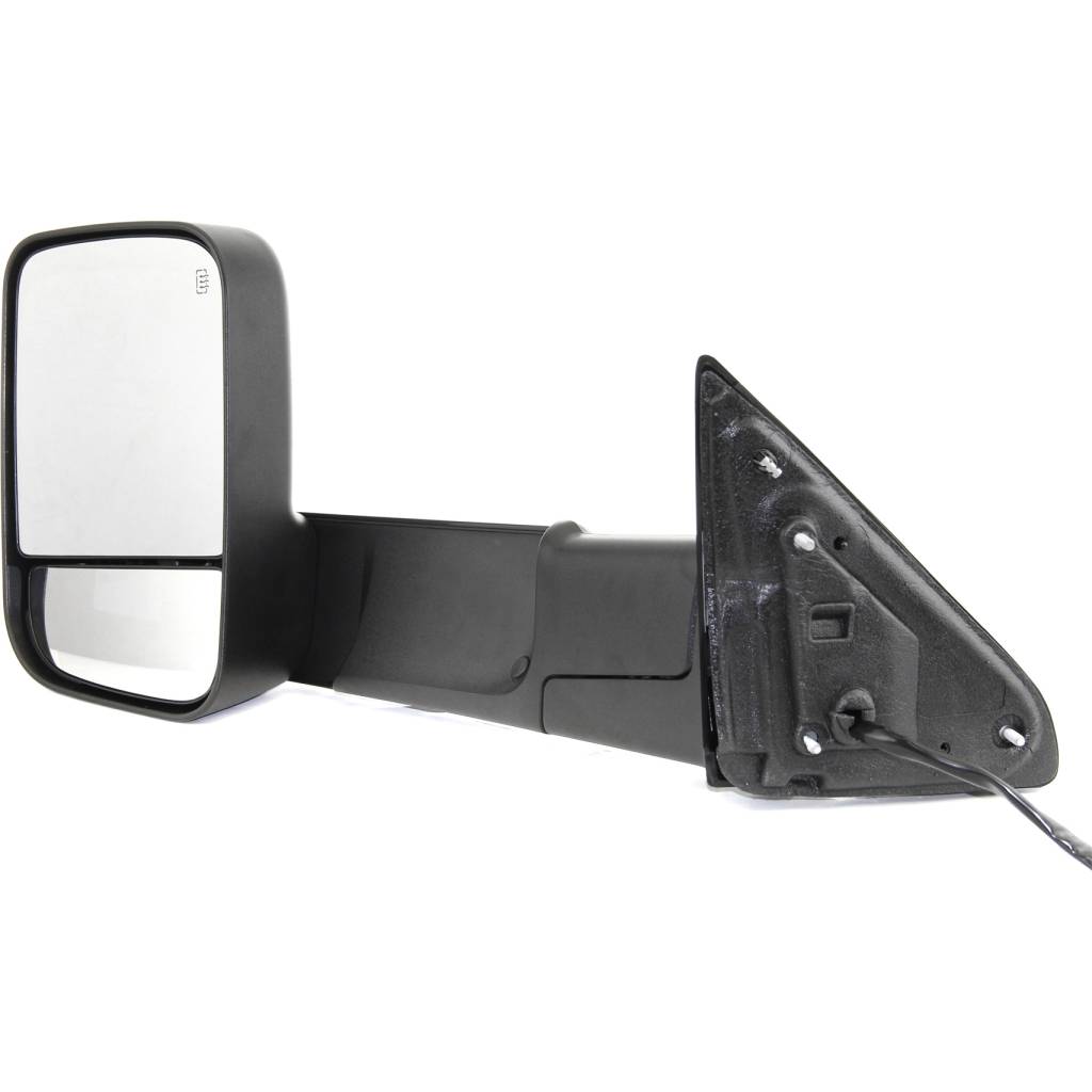 DODGE TRUCKS & VANS DODGE/PU (R1500) DOOR MIRROR LEFT (Driver Side) PWR/HTD/SIGNAL/PUDDLE (DUAL GLASS)(TEXT BLACK)(W/TOW PKG) OEM#55372071AM 2010-2011 PL#CH1320315