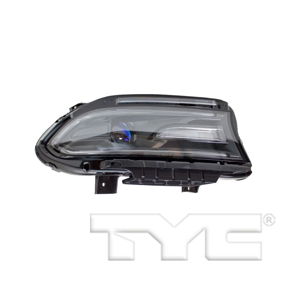 DODGE CHARGER HEAD LAMP ASSEMBLY RIGHT (Passenger Side) (HALOGEN) (W/LED DRL) OEM#68214396AD-PFM 2015 PL#CH2503270