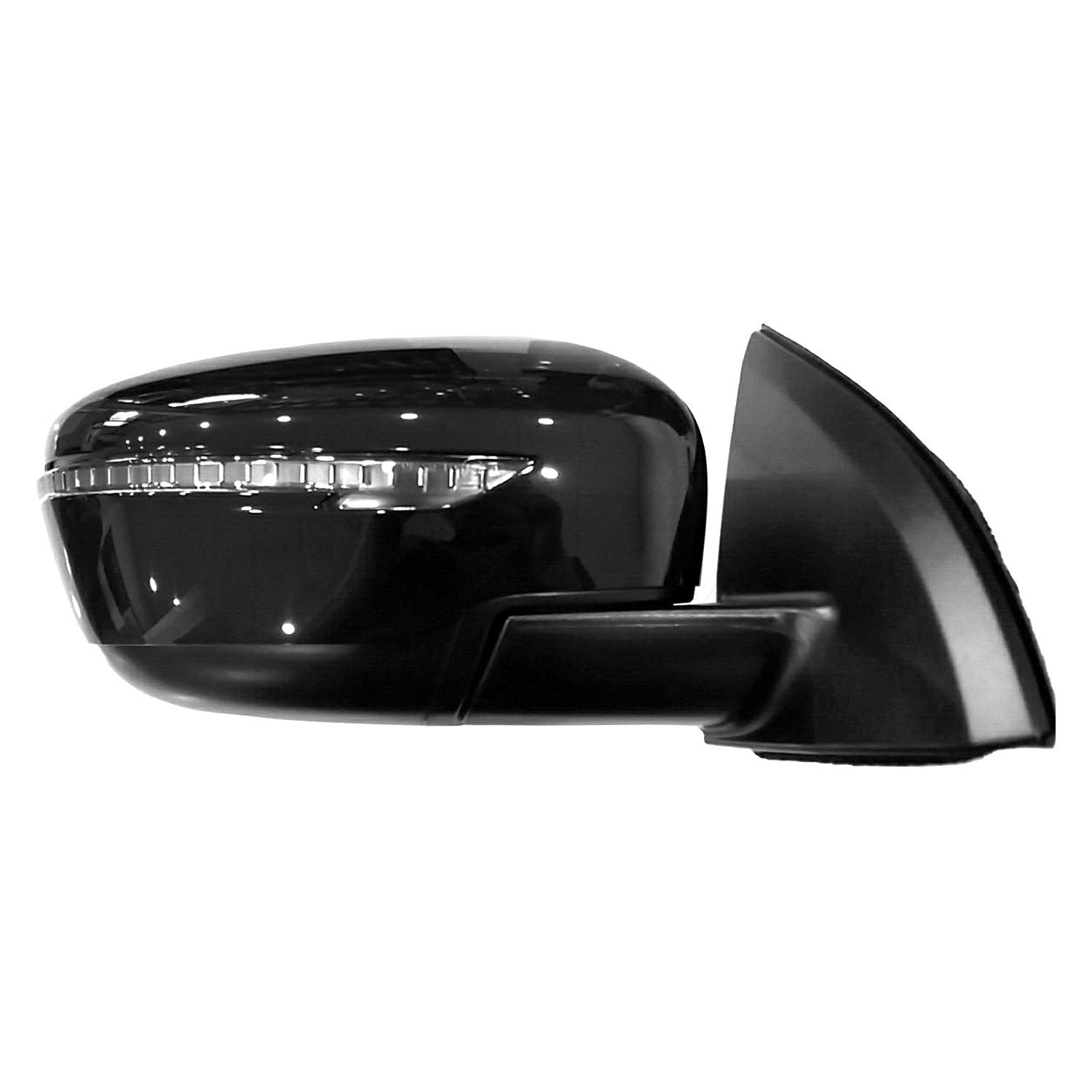 NISSAN ROGUE SPORT (2.0L) DOOR MIRROR RIGHT (Passenger Side) PWR/HTD/SIGNAL (WO/CAMERA)(BLACK CVR) OEM#963016MA1A-PFM 2017-2021 PL#NI1321301