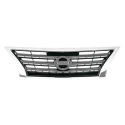 NISSAN(DATSUN) SENTRA ##GRILLE CHR/BLK (SR) OEM#623103RM0A 2013-2015 PL#NI1200253