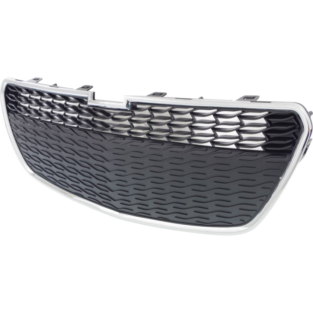 CHEVROLET SPARK GRILLE LOWER CHR/BLK( LS/1LT)(WO/FOG) **CAPA** OEM#95078756 2013-2015 PL#GM1200656C