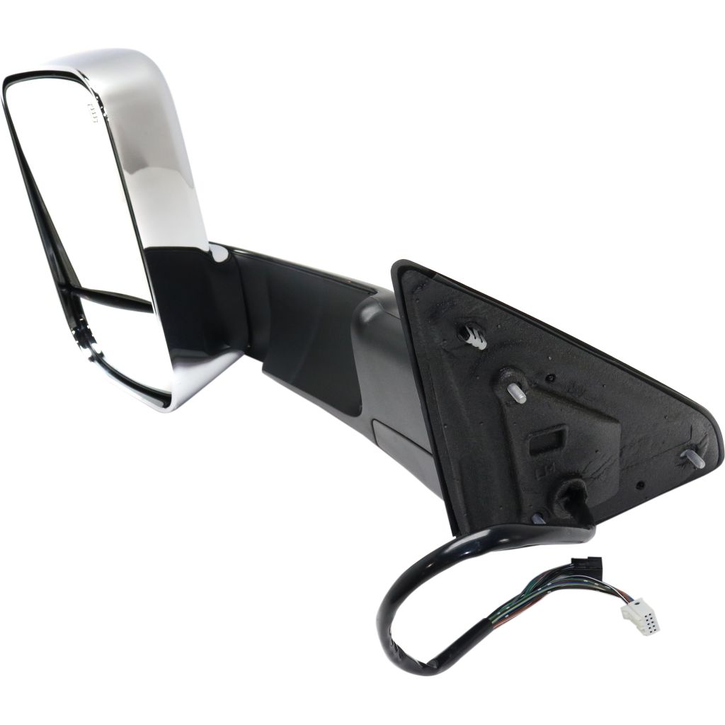 DODGE TRUCKS & VANS DODGE/PU (R2500/3500) DOOR MIRROR LEFT (Driver Side) PWR/HTD/SIGNAL/PUDDLE/MEMORY (CHR)(TOW TYPE) OEM#68143807AE 2012 PL#CH1320334