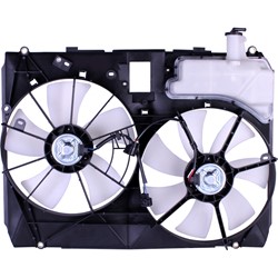 TOYOTA SIENNA RADIATOR & A/C FAN ASSY (W/TOWING)(DUAL FAN) OEM#167110A220-PFM 2004-2005 PL#TO3115134