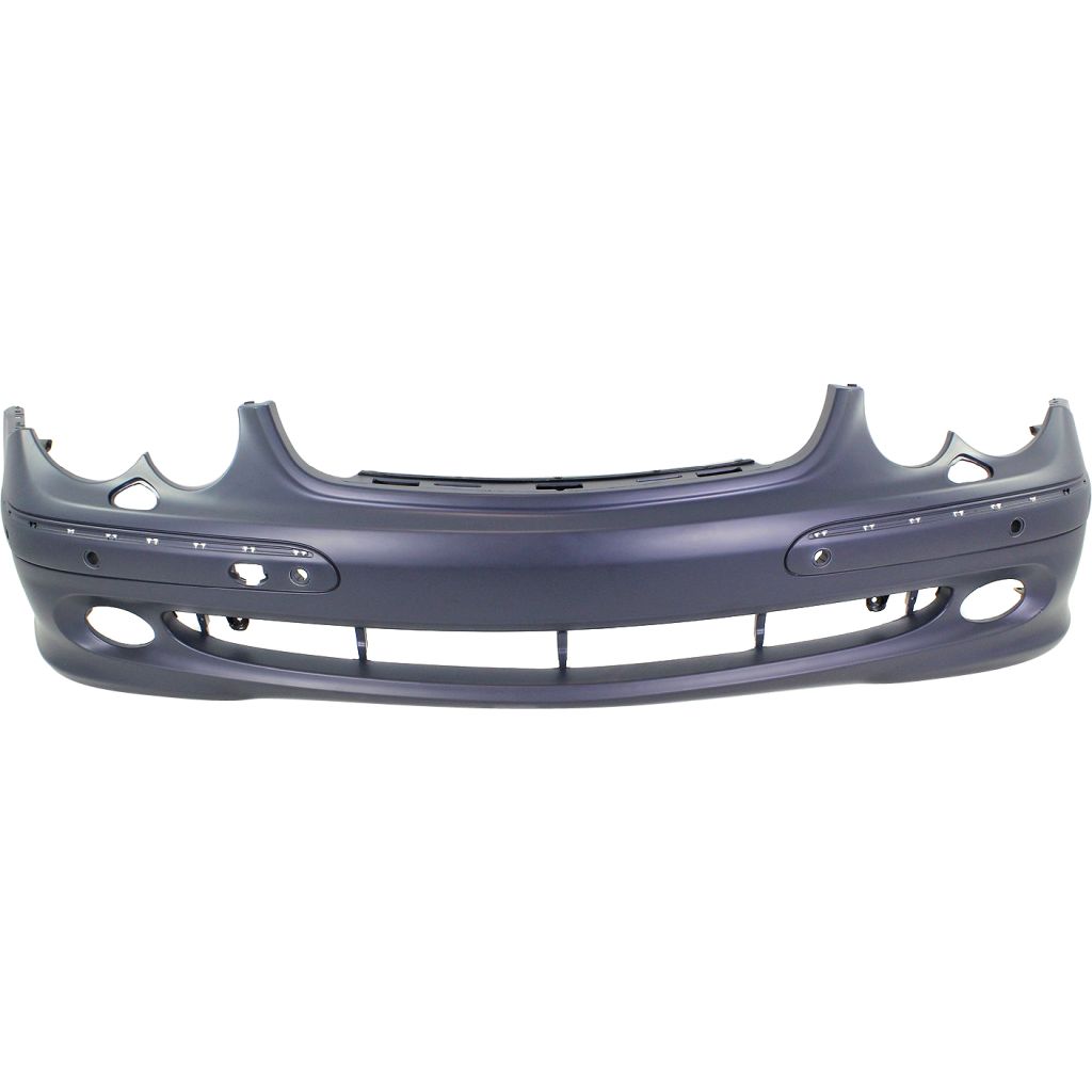 MERCEDES-BENZ CLK-CLASS (209) (EXC 03 CONV) FRONT BUMPER COVER PRIMED (W/WASHER(W/SENSOR)(W/O SPORT)(EXC CLK63) OEM#2098850725 2003-2005 PL#MB1000193
