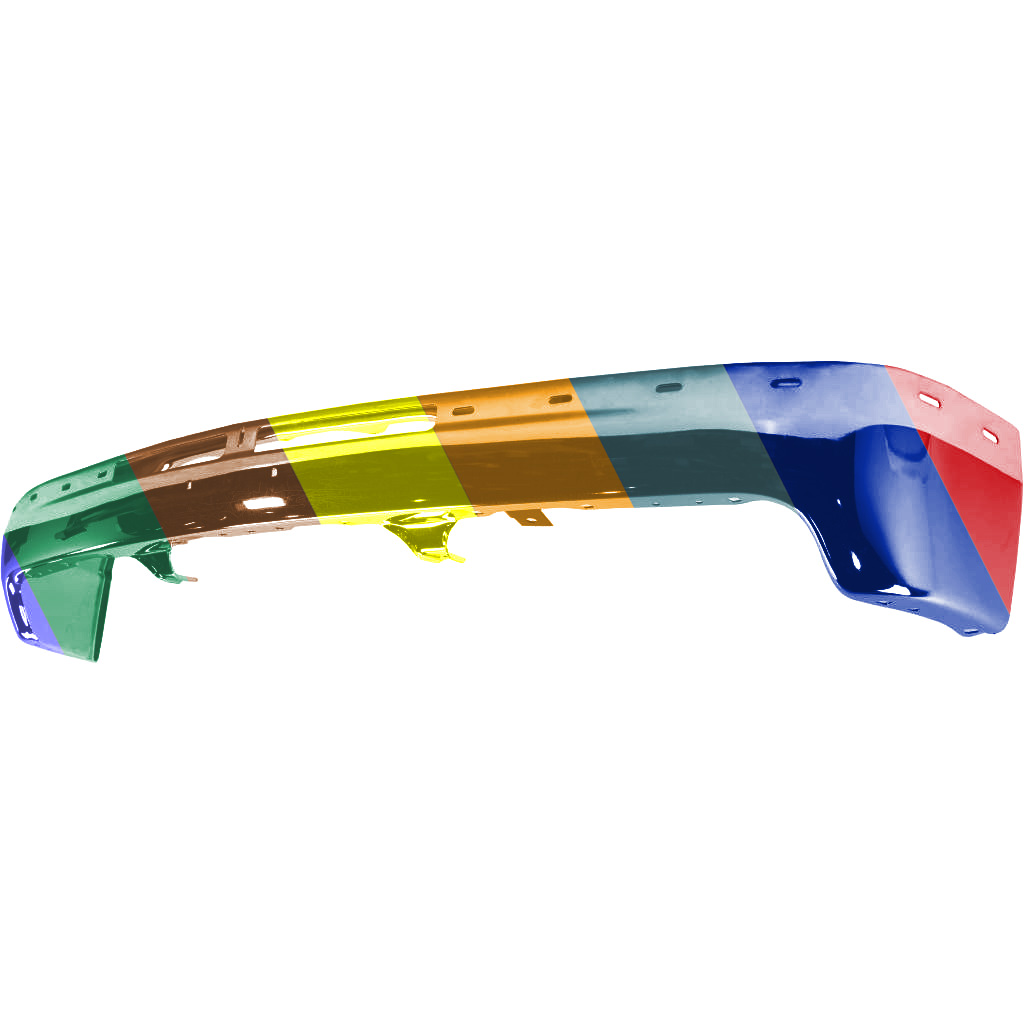 GM TRUCKS & VANS SUBURBAN (CHEVY) FRONT BUMPER CHROME (W/ BKT) OEM#12336026-PFM 2000-2006 PL#GM1003127