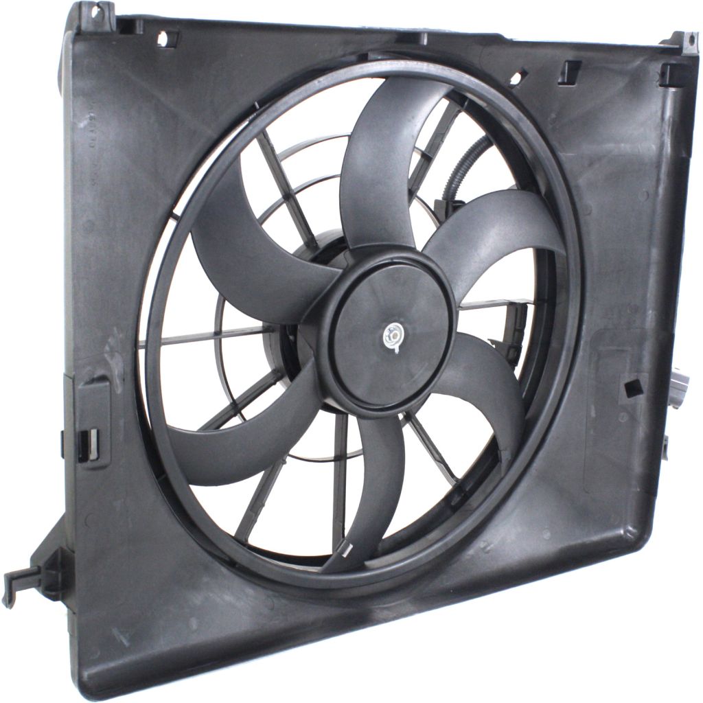 HYUNDAI GENESIS SEDAN RADIATOR & A/C FAN ASSEMBLY (3.8L)(SINGLE FAN) OEM#253803M250 2009-2014 PL#HY3115126