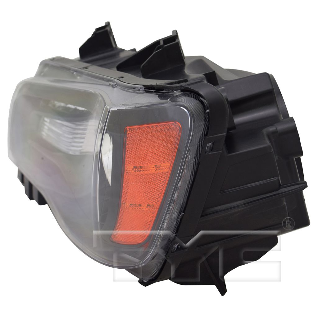 CHRYSLER 300 HEAD LAMP ASSEMBLY LEFT (Driver Side) (HALOGEN)(BLK BEZEL)**CAPA** OEM#68085417AF 2012-2014 PL#CH2502235C