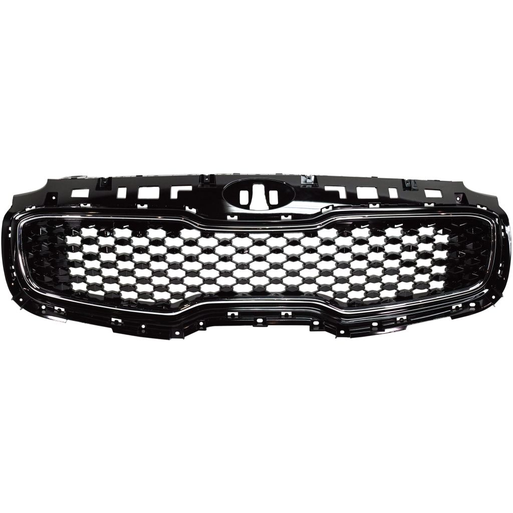 KIA SPORTAGE GRILLE PTD-BLK (W/CHR FRAME)**CAPA** OEM#86350D9010 2017-2019 PL#KI1200190C