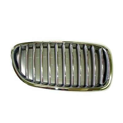BMW BMW 5 SERIES HYBRID GRILLE RIGHT (Passenger Side) (CHR/SILVER)(WO/NIGHT VISION) OEM#51137261356 2012-2013 PL#BM1200199