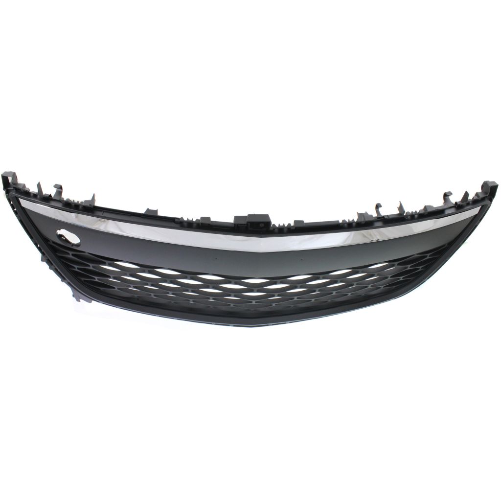 MAZDA CX-7 FRONT BUMPER GRILLE ASSEMBLY CHR/BLK (WO/FOG) OEM#EH44501T0H 2010-2012 PL#MA1036121