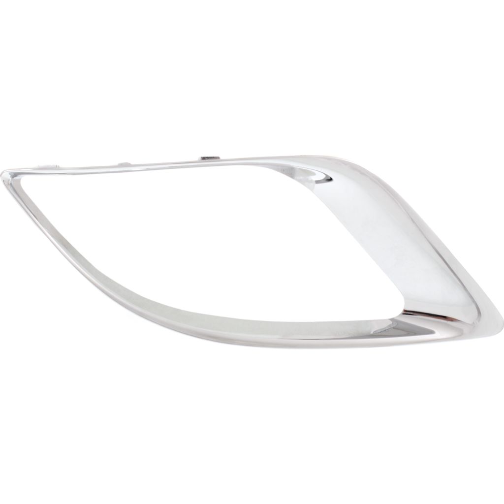 DODGE TRUCKS & VANS DURANGO FOG LAMP COVER OUTER MOLDING LEFT (Driver Side) CHROME (2PC BUMPER CVR) **CAPA** OEM#5113745AB 2014-2020 PL#CH1038163C