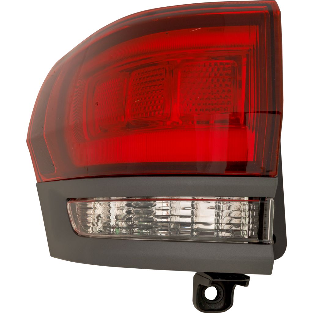 JEEPVEHICLE GRAND CHEROKEE / GRAND CHEROKEE WK TAIL LAMP ASSY LEFT (Driver Side) DARK-GRAY INSERT (TRAILHAWK)**CAPA** OEM#68316193AC 2017-2021 PL#CH2804117C