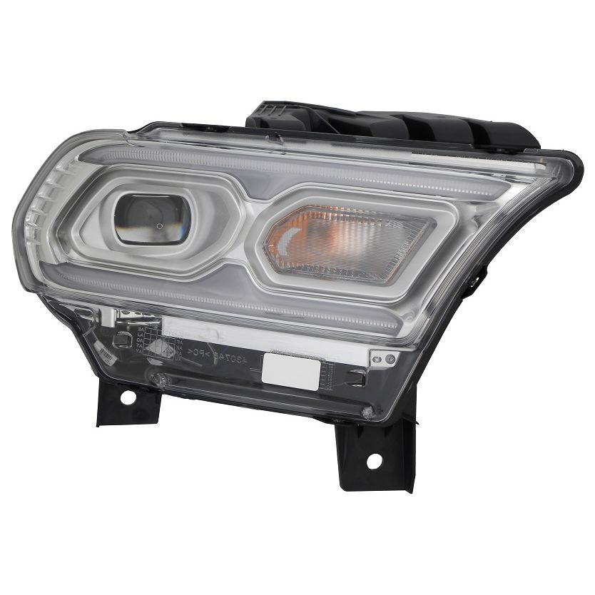 DODGE TRUCKS & VANS DURANGO HEAD LAMP ASSY RIGHT (Passenger Side) (W/BULB TURN SIGNAL)(CHROME) **CAPA** OEM#68433776AF 2021-2025 PL#CH2503343C