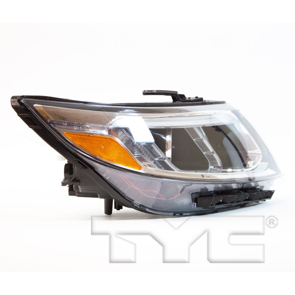 KIA SORENTO HEAD LAMP ASSY RIGHT (Passenger Side) (HALOGEN)(LX)(WO/LED) OEM#921021U500 2014-2015 PL#KI2503164