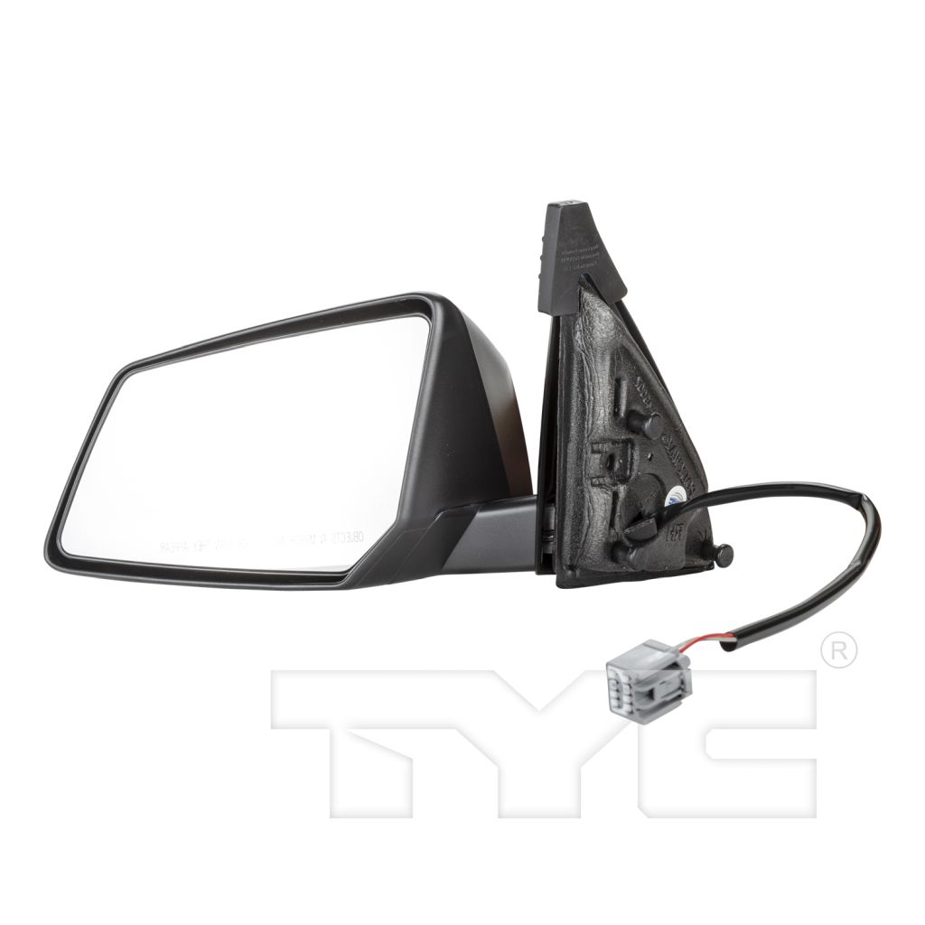 SATURN OUTLOOK DOOR MIRROR LEFT (Driver Side) PWR/N-HTD/M-FOLD (WO/SIGNAL)BLK OEM#23453775 2009-2010 PL#GM1320388