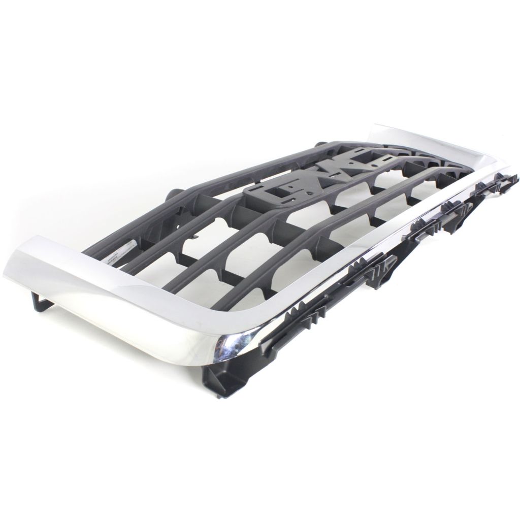 GM TRUCKS & VANS SIERRA/PU 2500/3500 (GMC) GRILLE ASSEMBLY CHR/BLK(CHR FRAME/ 4 BLACK BAR) OEM#25825523 2007-2010 PL#GM1200613