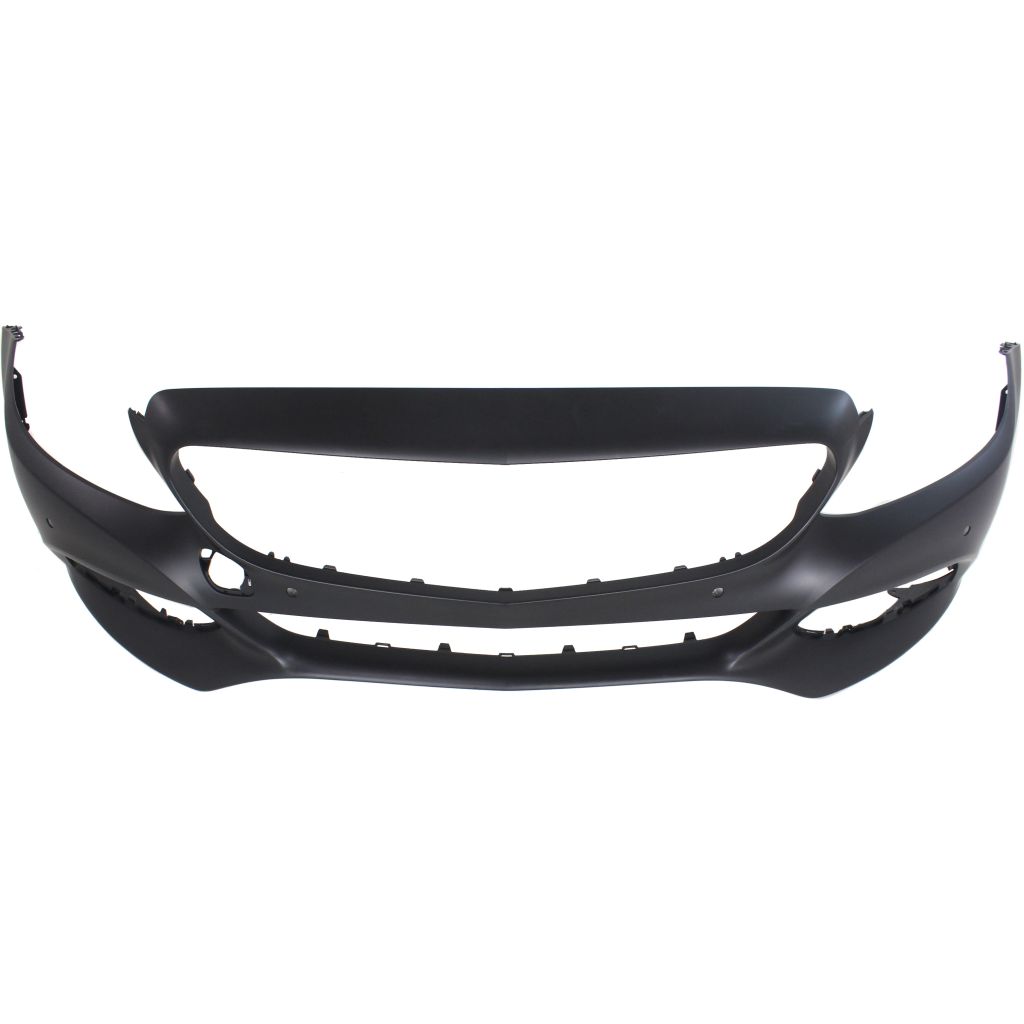 MERCEDES-BENZ C-CLASS COUPE FRONT BUMPER COVER PRIMED (C300 W/O SPORT) W/SENSOR W/O SURROUND VIEW OEM#2058800340649999 2017-2018 PL#MB1000468