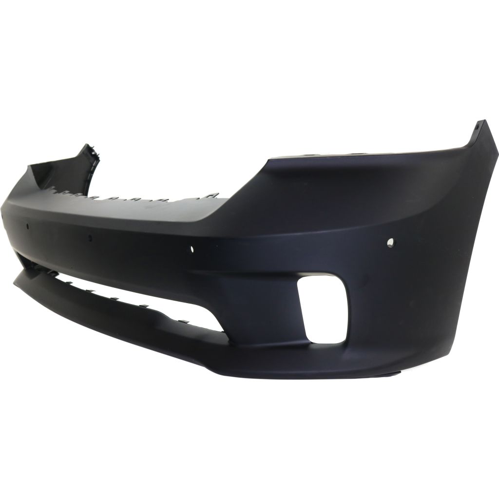 DODGE TRUCKS & VANS DODGE/PU (R1500) FRONT BUMPER COVER PRIMED (1PC PLASTIC BMP)(W/ SENSOR)**CAPA** OEM#68239435AA (P) 2014-2018 PL#CH1000A12C