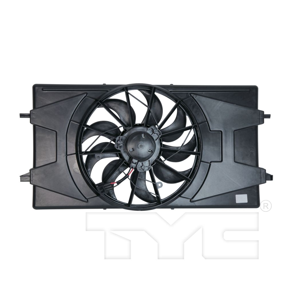 SATURN ION RADIATOR & A/C FAN ASSEMBLY (2.2/2.4L)(SINGLE FAN)(3 PIN PLUG) OEM#15860809 2003-2007 PL#GM3115177