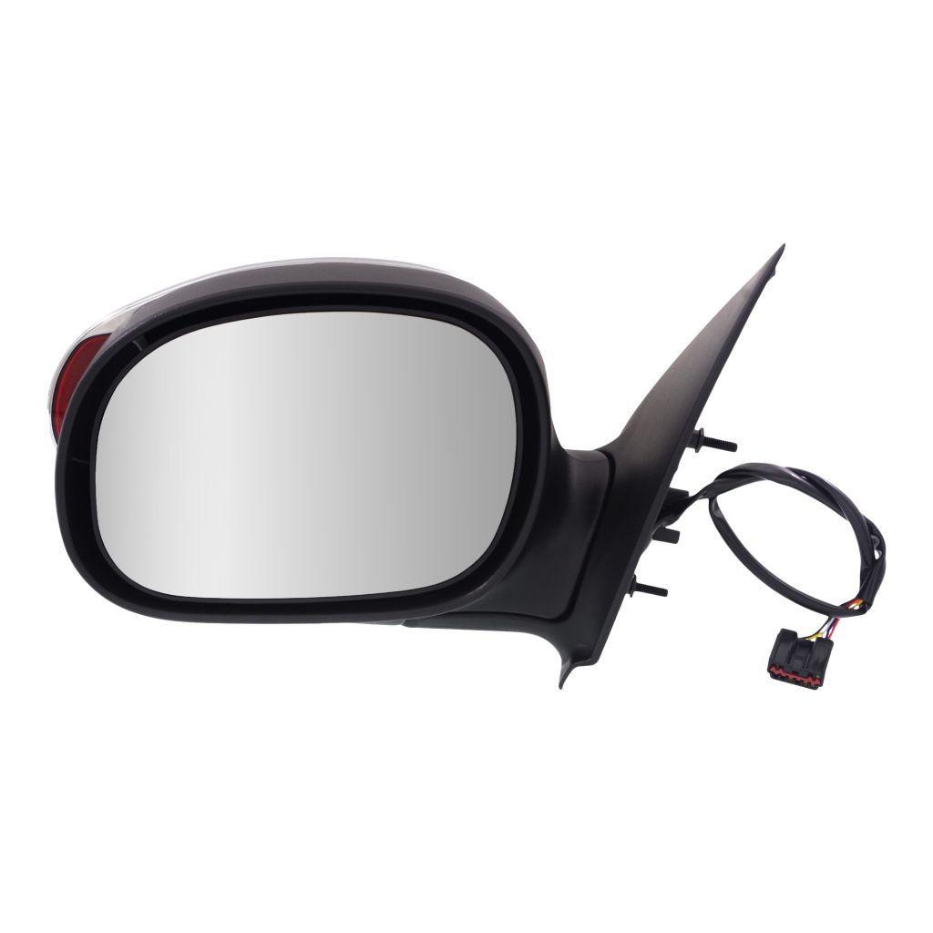 FORD TRUCKS & VANS FORD/PU (NEW)(F150/F250)LD DOOR MIRROR LEFT (Driver Side) PWR (W/SIGNAL)(Exc SUPER CREW)(CHROME CVR) OEM#FO1320222 2000-2002 PL#FO1320222