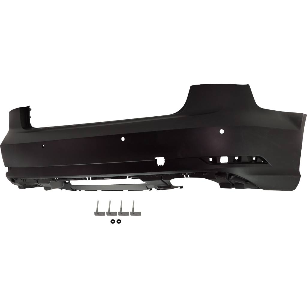 AUDI A3 SEDAN REAR BUMPER COVER PRIMED (W/SENSOR)(W/PARALLEL ASSIST)(WO/SPORT)(WO/S-LINE) OEM#8V5807067GGRU 2017-2020 PL#AU1100245