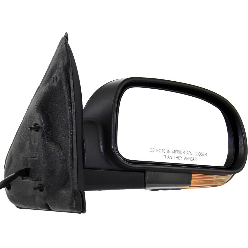 GM TRUCKS & VANS TRAILBLAZER DOOR MIRROR RIGHT (Passenger Side) POWER/HEATED (W/MEMORY)(M-FOLD)(CLEAR LAMP)(Exc SS MDL)(TXT) OEM#15810913 2004-2007 PL#GM1321350