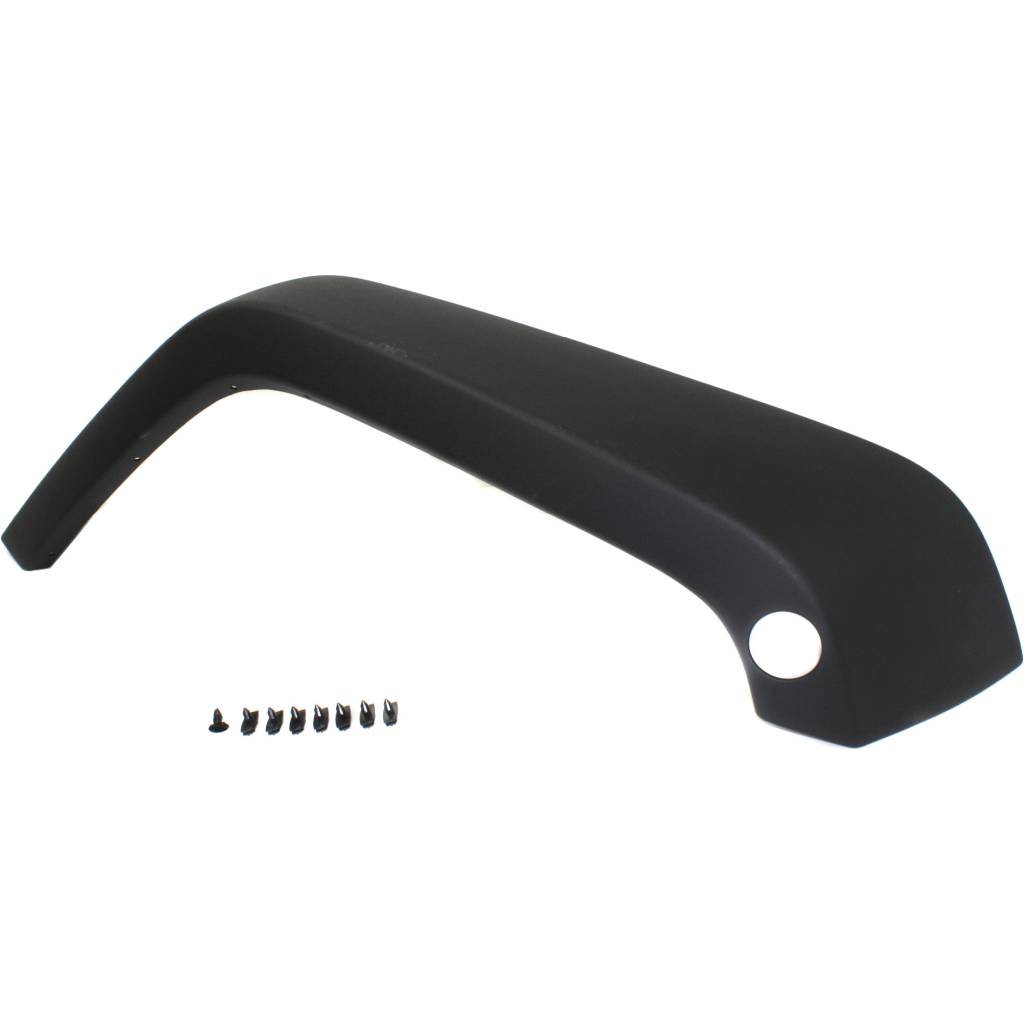 JEEPVEHICLE WRANGLER (JK) FRONT FENDER FLARE RIGHT (Passenger Side) TEXT-BLACK**CAPA** OEM#5KF08RXFAI 2007-2018 PL#CH1269119C