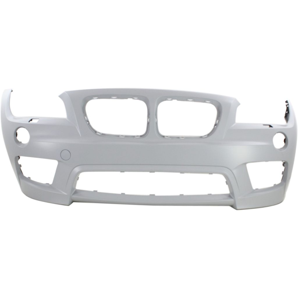 BMW BMW X1 FRONT BUMPER COVER PRIMED (W/ WASHER)(WO/SENSOR)(W/ M SPORT)(1PC) OEM#51118050464 2013-2015 PL#BM1000304