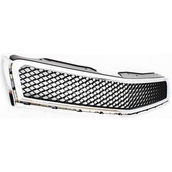 GM TRUCKS & VANS TRAVERSE GRILLE UPPER CHR/BLK **CAPA** OEM#15943196 2009-2012 PL#GM1200615C