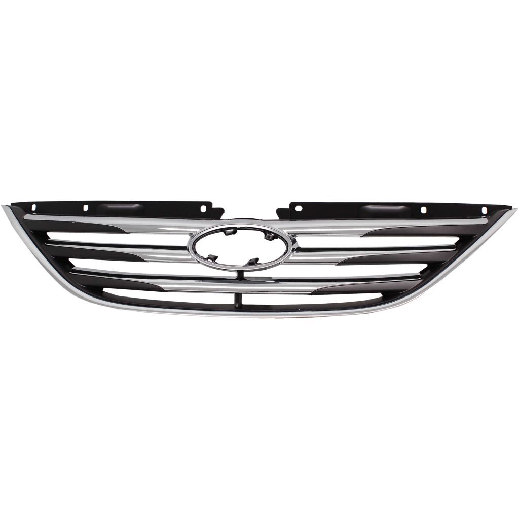 HYUNDAI SONATA GRILLE ASSY CHROME W/CHROME OUTER MLDG (SE/LTD) OEM#863503Q700 2014 PL#HY1200187