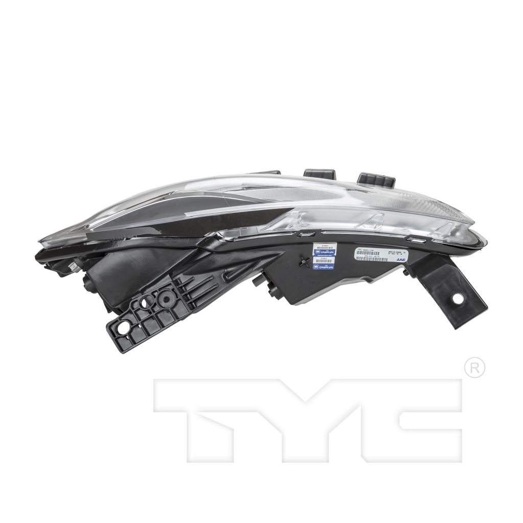DODGE DART HEAD LAMP ASSY LEFT (Driver Side) (HALOGEN)(CHROME BEZEL) OEM#68081389AL 2013-2015 PL#CH2518143