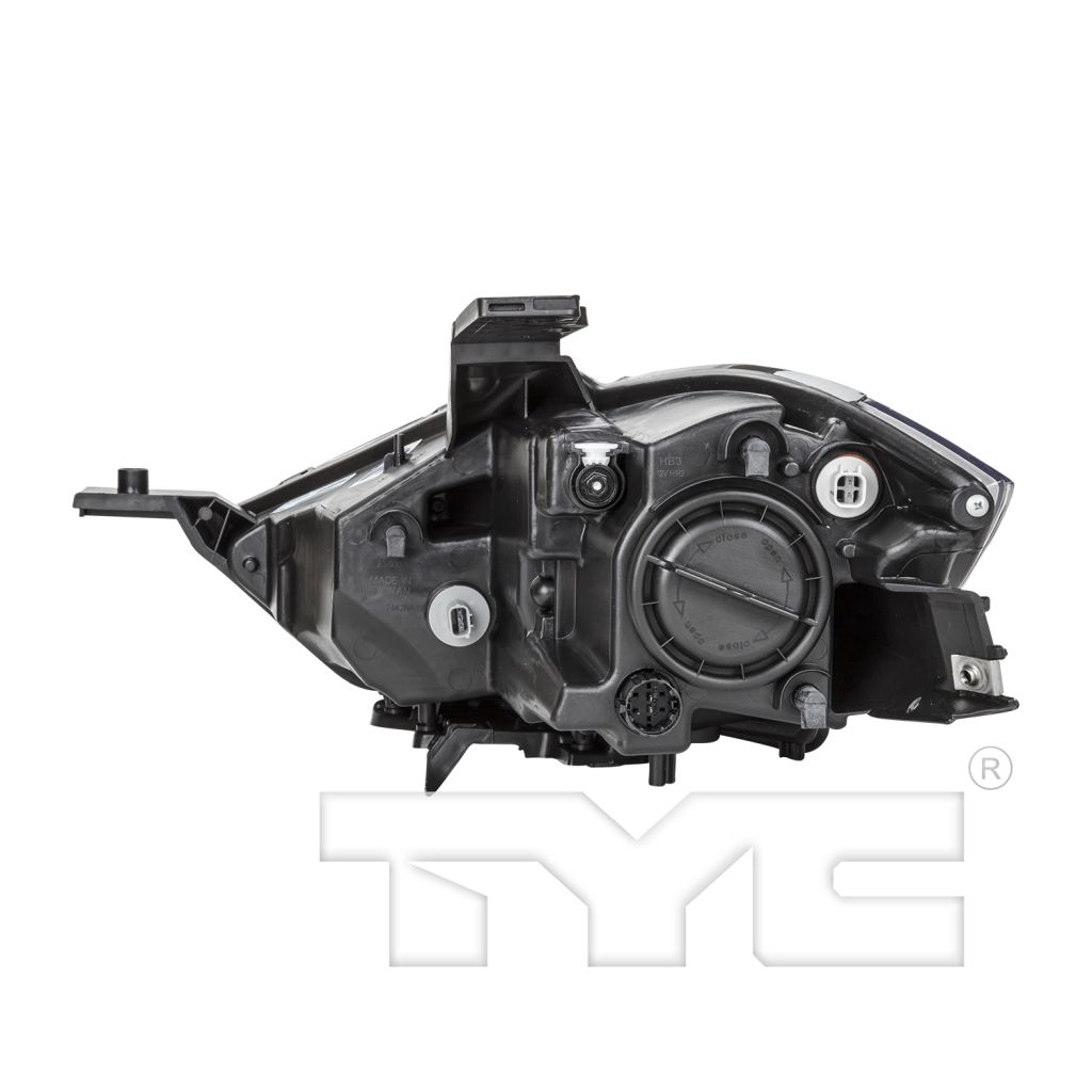 DODGE DART HEAD LAMP ASSEMBLY RIGHT (Passenger Side) (HALOGEN)(CHR BEZEL) **CAPA** OEM#68081388AL 2013-2015 PL#CH2519143C