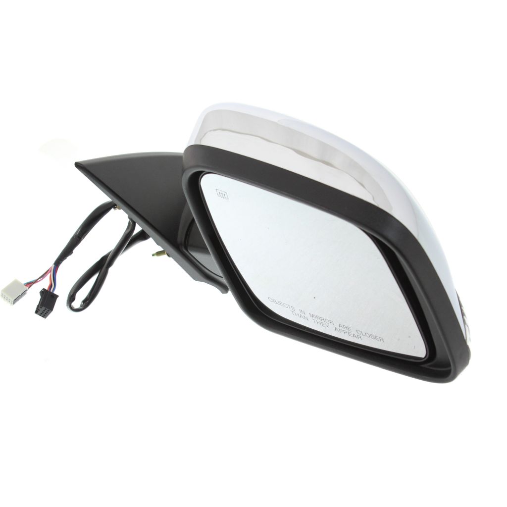 DODGE TRUCKS & VANS DURANGO DOOR MIRROR RIGHT (Passenger Side) PWR/HTD/SIGNAL (CHR)(WO/BLIND SPOT DET) OEM#68237572AF 2014-2022 PL#CH1321377