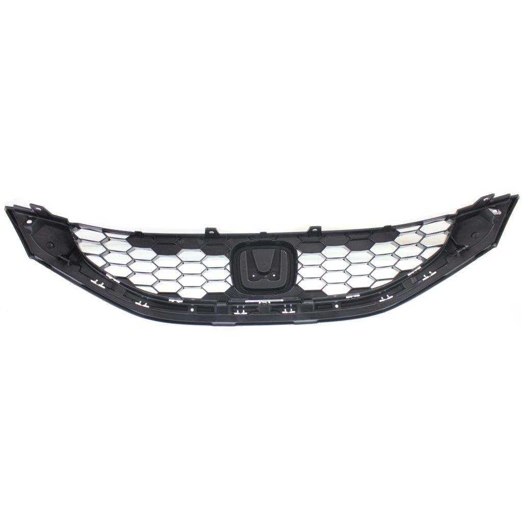 HONDA CIVIC SEDAN GRILLE PTD BLACK 1.8L EX / 2.4L Si OEM#71121TR3A11 2013-2015 PL#HO1200218
